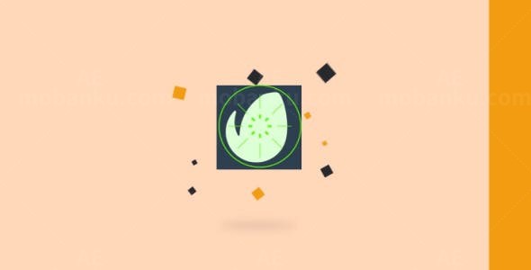 趣味标志动画AE模板