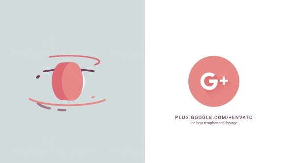 5组标志动画AE模板