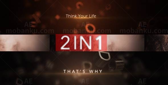 史诗标题展示AE模板