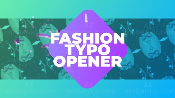 时尚片头AE模板