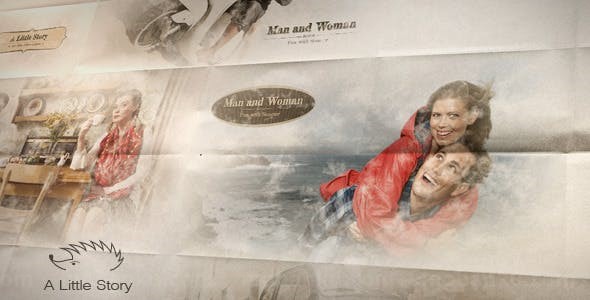 复古效果AE模板