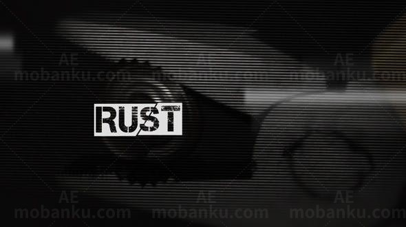 暗黑标题片头AE模板