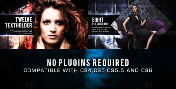 时尚视频展示AE模板