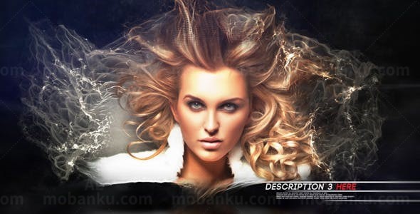 炫酷神秘的形状效果相片展示AE模板