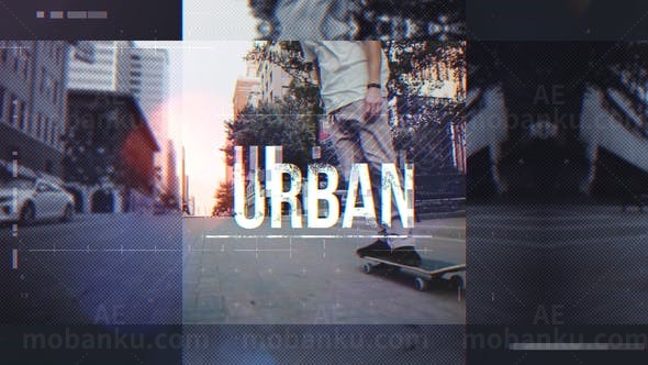 城市片头AE模板