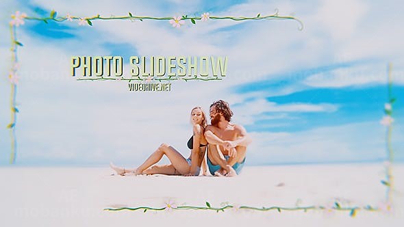 美好回忆照片墙相册片头AE模板