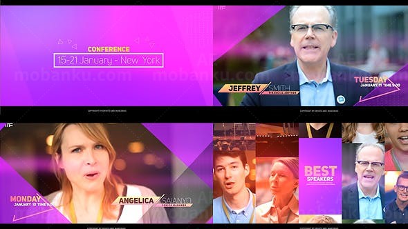 活动事件介绍宣传视频包装AE模板