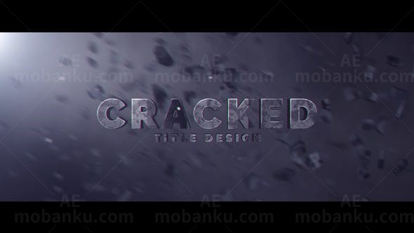 碎石群标题展示AE模板