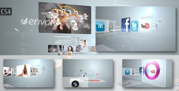 图片视频转标志片头AE模板