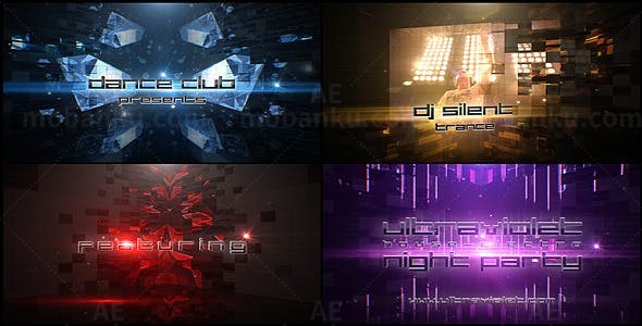 电音俱乐部活动宣传片AE模板