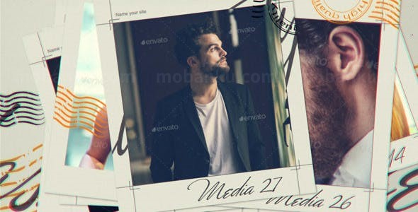 时尚幻灯片AE模板