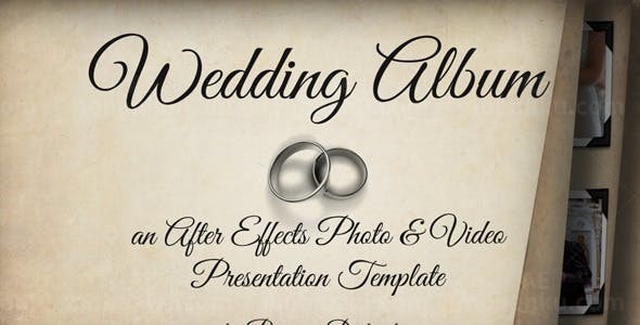 婚礼电子相册AE模板