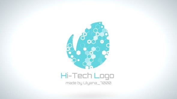 高科技简洁标志动画AE模板