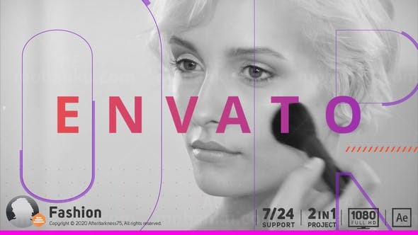 时尚片头AE模板