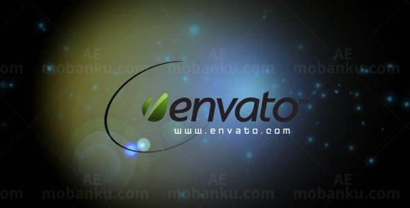 深色做旧斑驳背景下的LOGO演绎AE模板