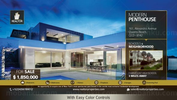 房地产展示AE模板