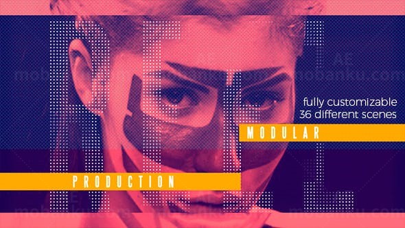 时尚栏目包装AE模板