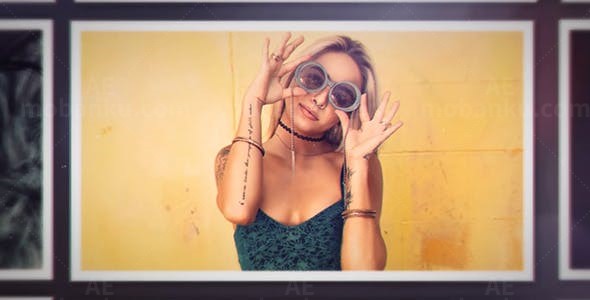 创意相册展示AE模板