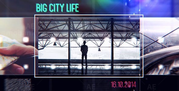 动感幻灯片AE模板