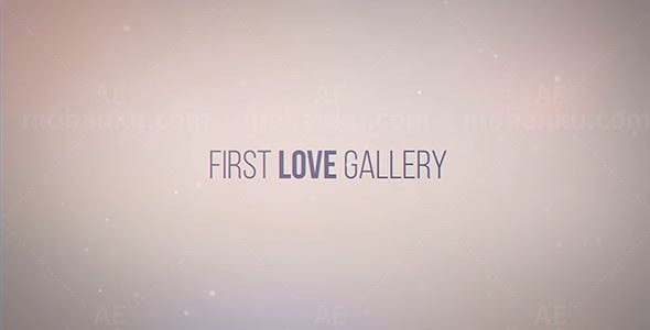 初恋相册视频展示AE模板