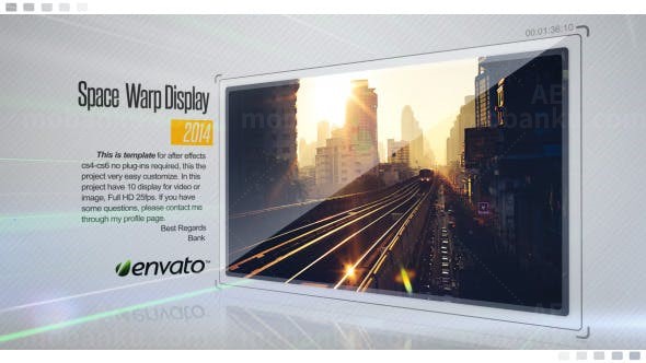 空间穿梭图文视频展示AE模板