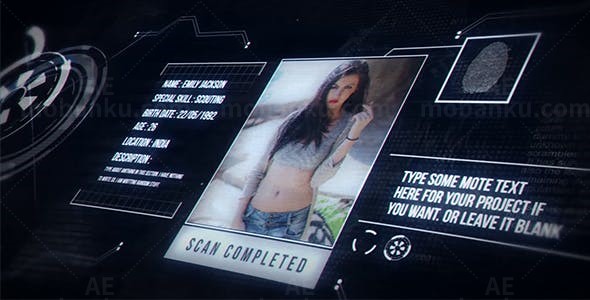 数字科技片头AE模板