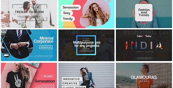 创意文字标题动画AE模板