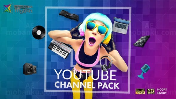 视频栏目包AE模板