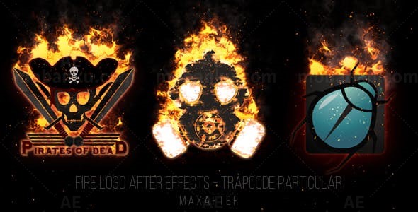 火焰标志动画AE模板