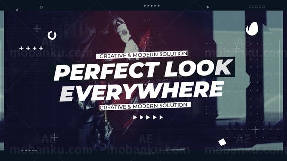 运动片头AE模板