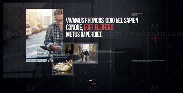 城市栏目包AE模板