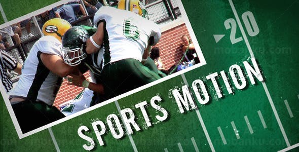 体育运动栏目包装AE模板