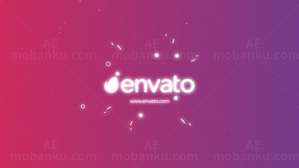 优雅标志展示AE模板