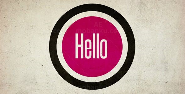 有趣的文字反弹公司简介AE模板