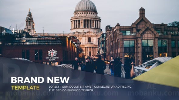 现代图文视频展示AE模板