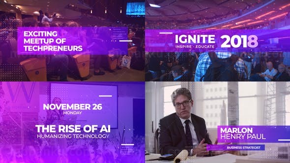 活动宣传片AE模板