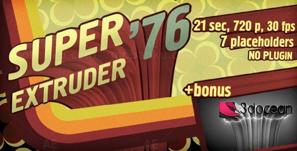 突出标题展示AE模板