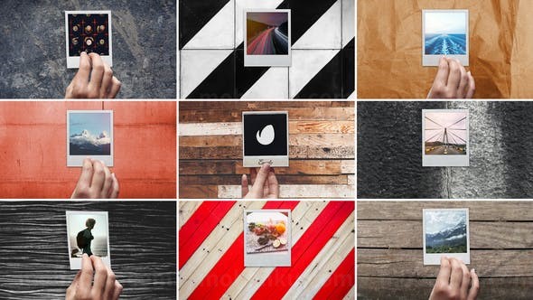 复古照片片头AE模板