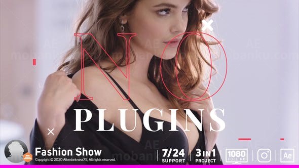 时尚展示AE模板