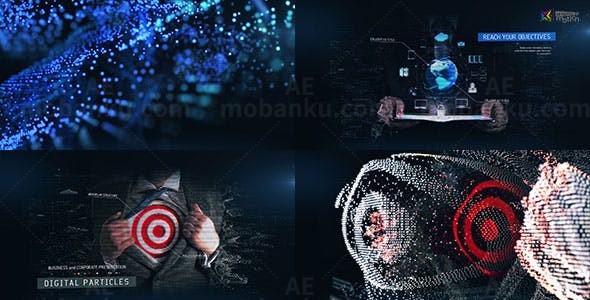 数字企业幻灯片AE模板