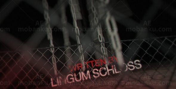 万圣节犯罪悬疑惊悚电影片头AE模板