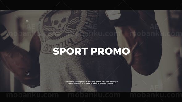 运动宣传片AE模板