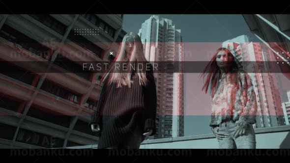 时尚片头AE模板