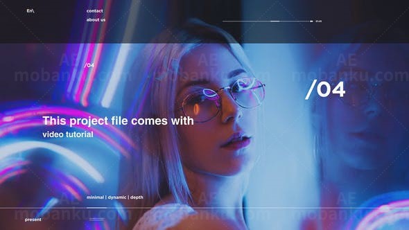 图文视频展示AE模板