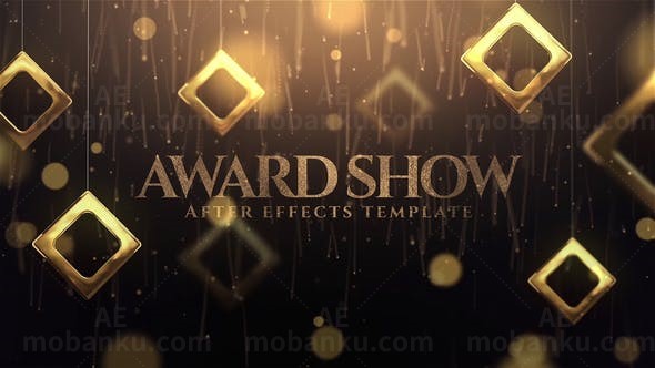 金色颁奖秀AE模板