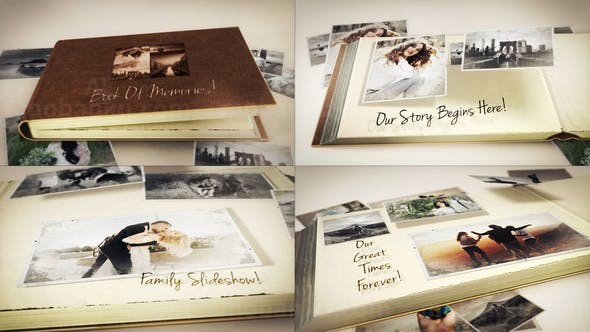 相册展示AE模板