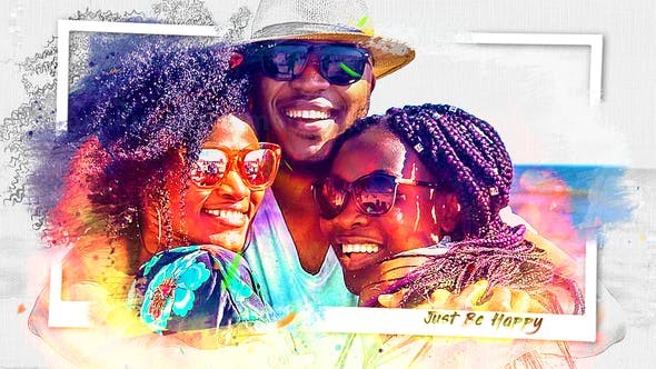 明亮多彩欢快幻灯片AE模板