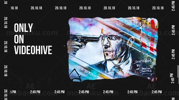 城市片头AE模板