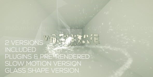 简洁白色标志动画AE模板