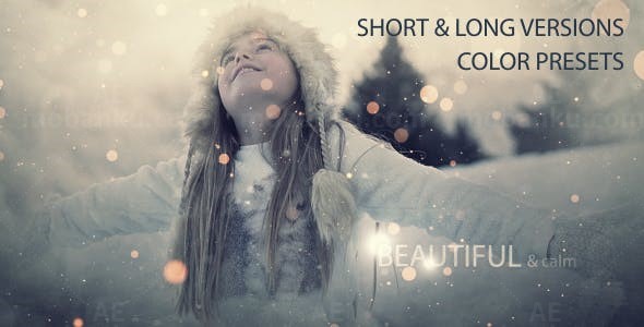 火焰粒子特效预告片AE模板